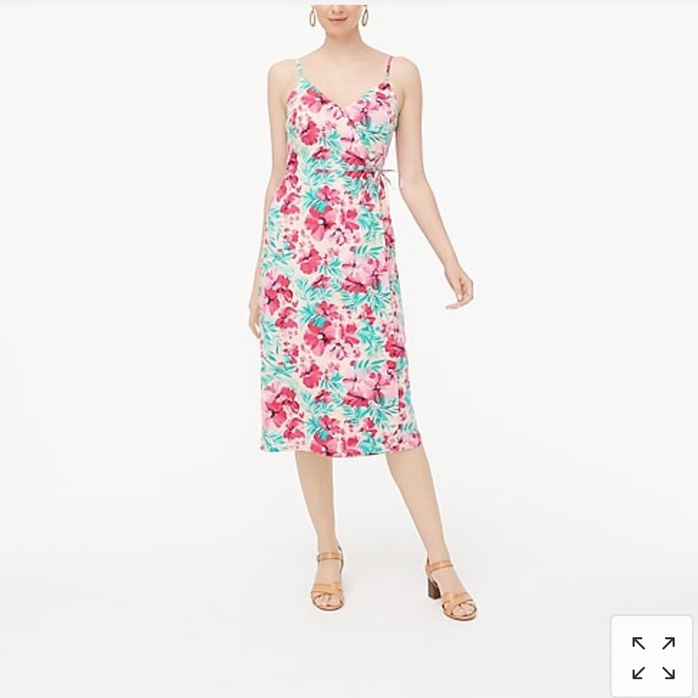 J Crew Floral Wrap Dress